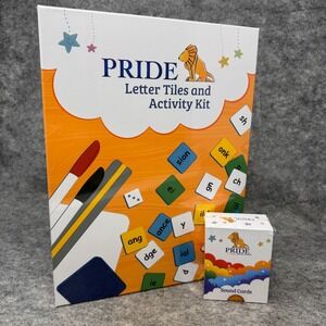 Pride Reading Program Letter Tiles Activity Kit and Sound Cards NEW